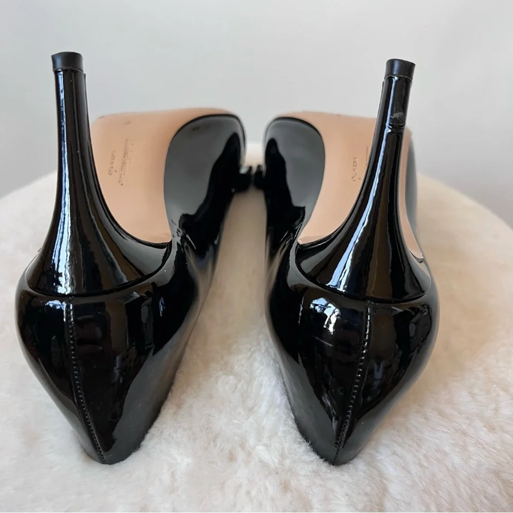 Salvatore Ferragamo Black High Heel Pumps size 6 - Picture 4 of 16